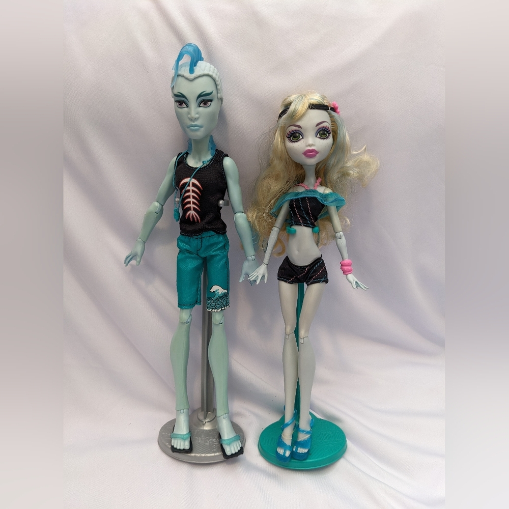 Monster High Skull Shores Gil Webber & Lagoona Blue Doll 2-Pack G1 2012